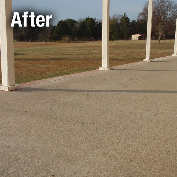 Johnson City​ Concrete Patio Leveling - After